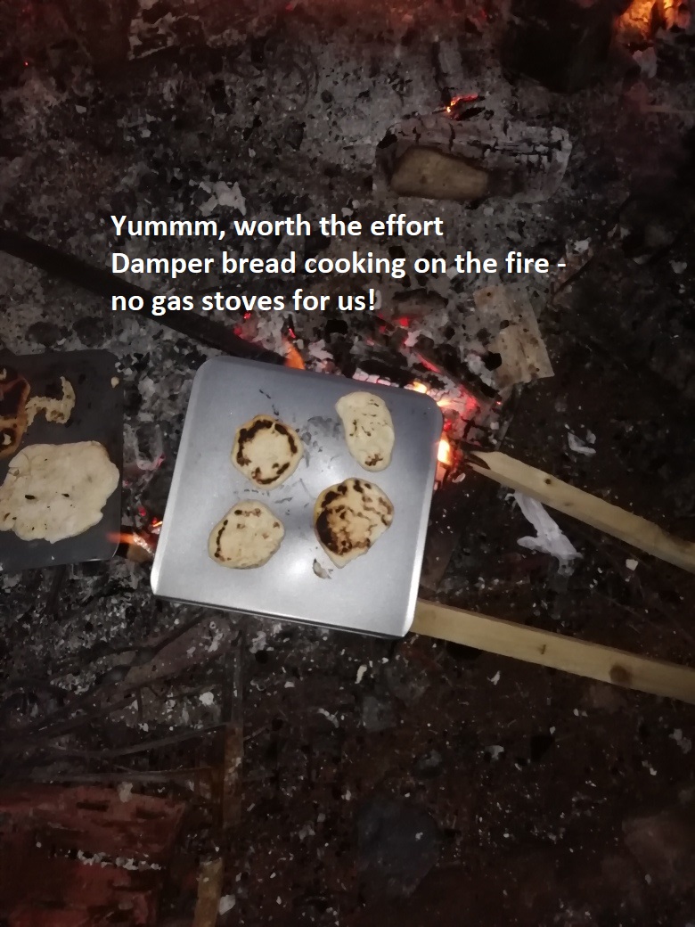 Scouts - Mmmm, Damper Bread Cooking | 2nd Renfrew Trinity